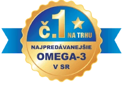 Nálepka nejprodávánější omega-3 v ČR